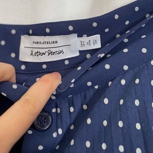 & Other Stories long pleated skirt